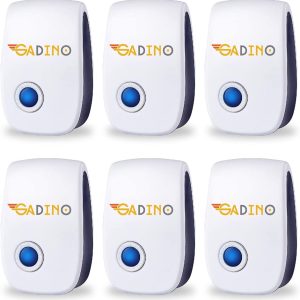 Ultrasonic Pest Repeller – Rodent Repellent 6 Packs – Pest Repellent Plug in for Rodents, Mice, Mosquitoes, Rats, Spiders, Ants – Effective Mice Repellent – Spider Repellent – Mouse Repellent